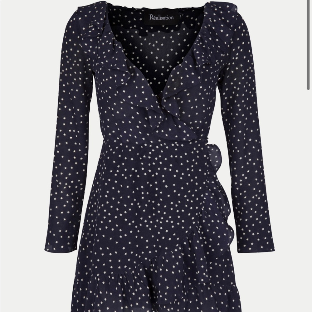 Realisation Par Alexandra Dress in Navy Star (size small)